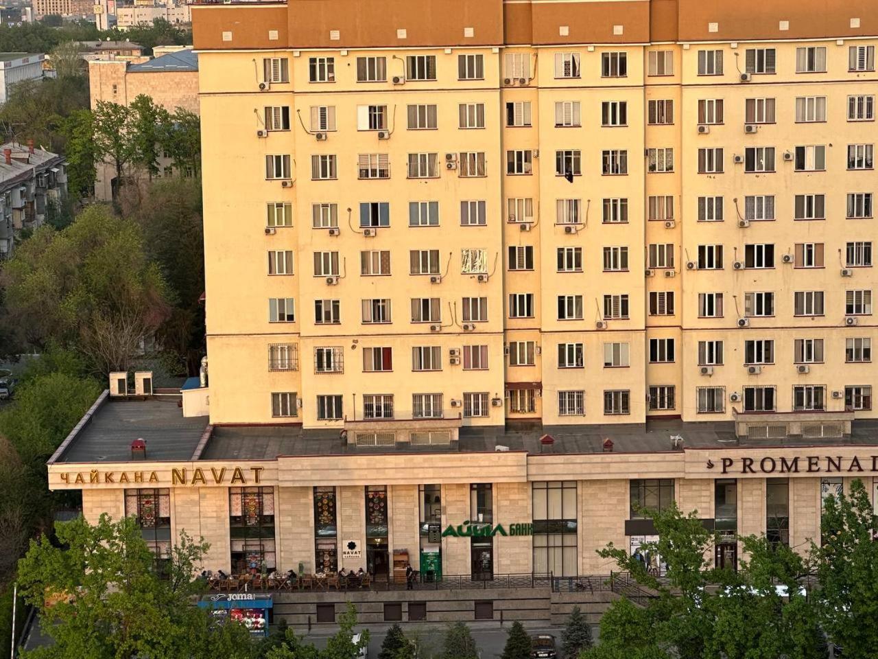 Apartment With City View On Sydykova St. 123 Bishkek Exterior photo
